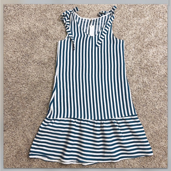 Francesca Bettini Womens Size XSmall Striped Linen Dress - Picture 2 of 11